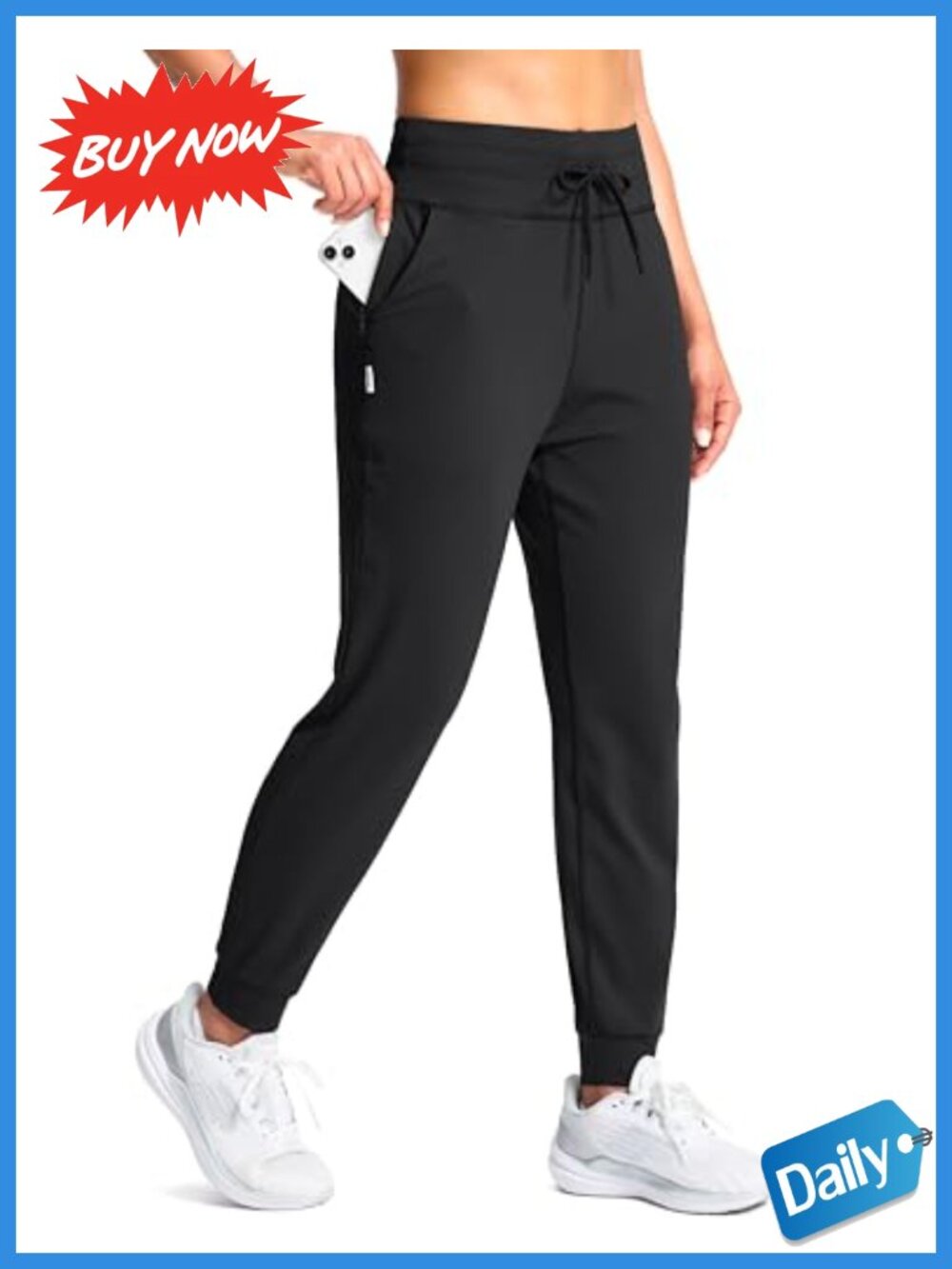 Santiny Women's Sweatpants Joggers Pockets Soft Stretch High Waisted Lounge